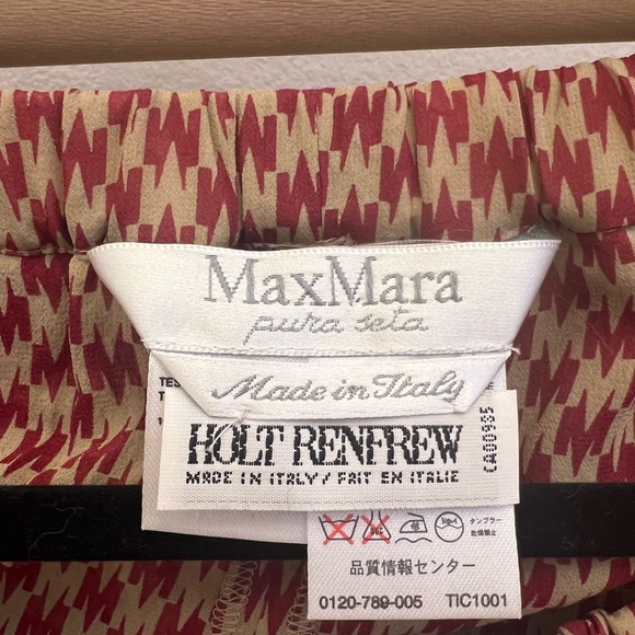 Max Mara Holt Renfrew 100% Silk Layered Maxi Skirt - Picture 5 of 6